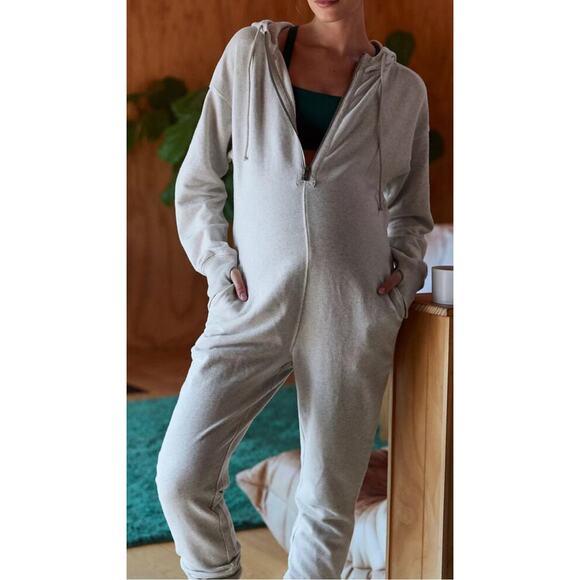 NWT FP Movement x Hatch Warm Up Jumpsuit In Heather Gray Size Small - Picture 3 of 8